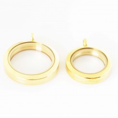 Mummy and Me - Gold Tone - Screw Top